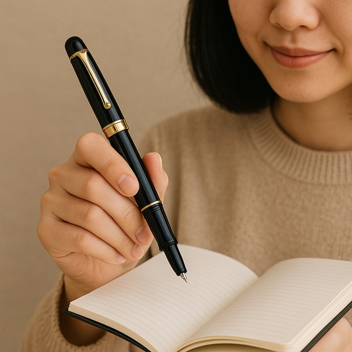 アウロラ万年筆の書き味：シャリシャリとした独特の感覚の魅力